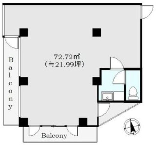 アゼリアビル 202 間取り図