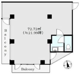 アゼリアビル 202 間取り図