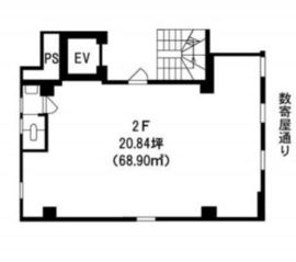 ぜん屋ビル 2階 間取り図