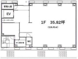 (仮称)八重洲2丁目ビル 1階 間取り図