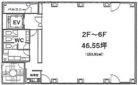 (仮称)八重洲2丁目ビル 3階 間取り図