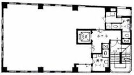 紀尾井町鶴屋ビル 4階 間取り図