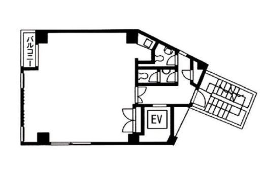兼七ビル 3階 間取り図