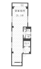 中村ビル(御成門) 4階 間取り図