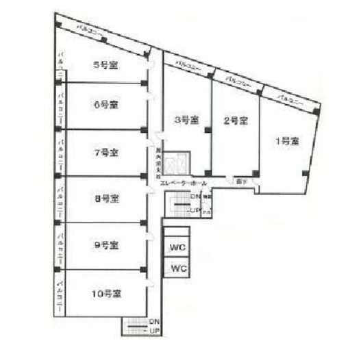 新陽ビル(高田馬場) 1006 間取り図
