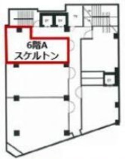 SVAX銀座ビル 6階A 間取り図