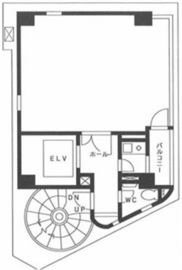 クレスト御苑ビル 5階 間取り図