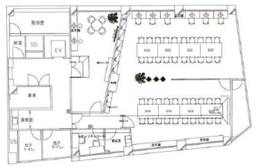 電気工事会館 5階 間取り図