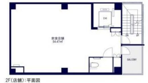 第五銀座ウェスト築地ビル 2階 間取り図