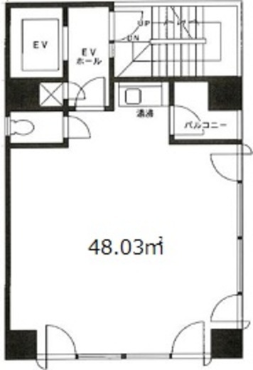 寿々木ビル 6階 間取り図