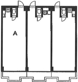 浅松ビル 4階A 間取り図