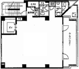 Biz SQUARE GINZAビル 6階 間取り図