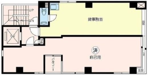 川村八重洲ビル 8階 間取り図
