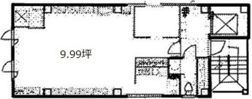 茅場町サウスビルディング 1階 間取り図