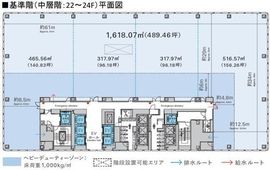 ハレザタワー 24階 間取り図