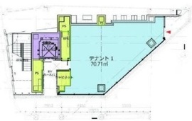 MAXPLAN AZABU10 1階 間取り図