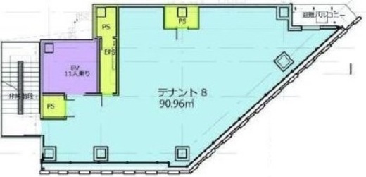 MAXPLAN AZABU10 8階 間取り図