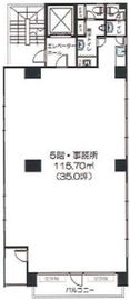 MK'88ビル 5階 間取り図