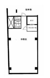 神宮前松井ビル B1階 間取り図