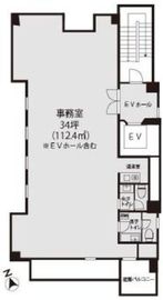 坂田ビル(八丁堀) 6階 間取り図