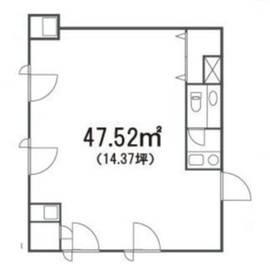 シティスクエア築地 704 間取り図