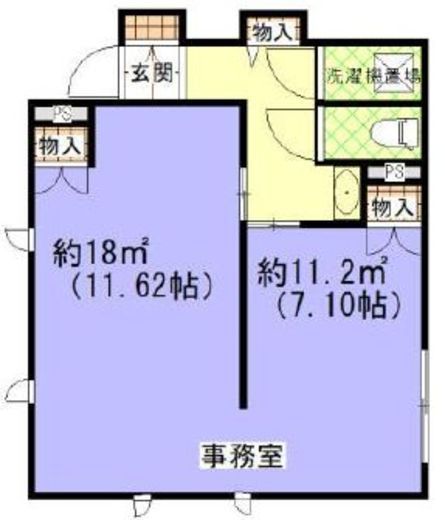 フローラⅡ 1階 間取り図