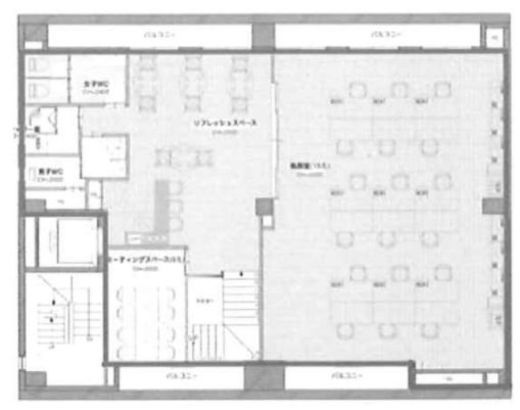 RENOBLE NINGYOCHO（旧：NCC富沢町ビル） 5階B+6階 間取り図