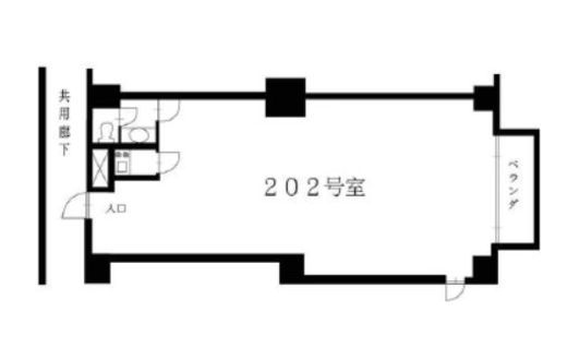 グランドメゾン六番町 202 間取り図