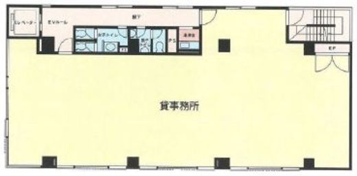 西新宿ワイビル 2階 間取り図