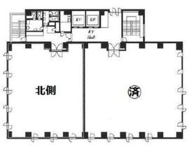 赤坂第一ビル 10階北側 間取り図