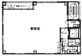 有隣ビル 3階 間取り図