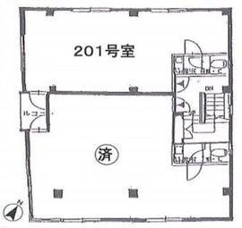 半田ビル 201 間取り図