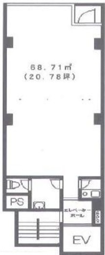 第3AMASHINビル 2階 間取り図