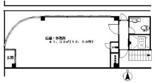 東和第一ビル 1階 間取り図