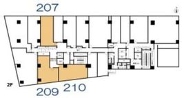 宮益坂ビルディング 207 間取り図