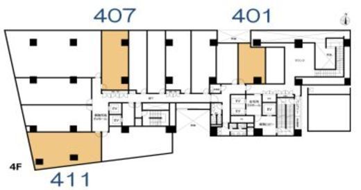 宮益坂ビルディング 407 間取り図