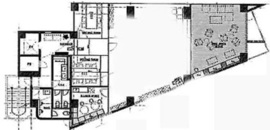 CANAL GATE SHIBAURA 4階 間取り図
