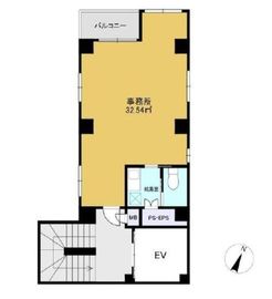 グランディール日本橋 5階 間取り図