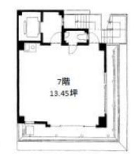 SK茅場町ビル 7階 間取り図