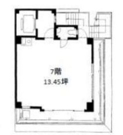 SK茅場町ビル 7階 間取り図