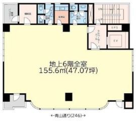 赤坂赤菱ビル 6階 間取り図