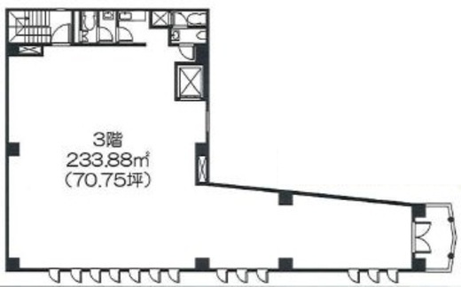 UETAKEビル 3階 間取り図