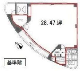 陽光日本橋馬喰町ビル 5階 間取り図