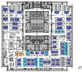 クロスオフィス日比谷 960 間取り図