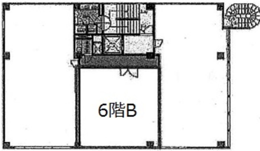 近文ビル 6階B 間取り図