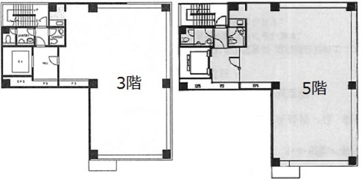 Mayapada Shiodome Plaza 3・5階 間取り図