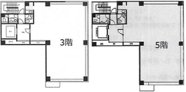 Mayapada Shiodome Plaza 3・5階 間取り図