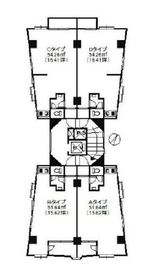 アパートメントカーム 5A 間取り図