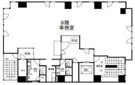 大門KSビル 8階 間取り図