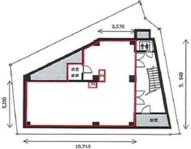 AG神宮前 B1階 間取り図